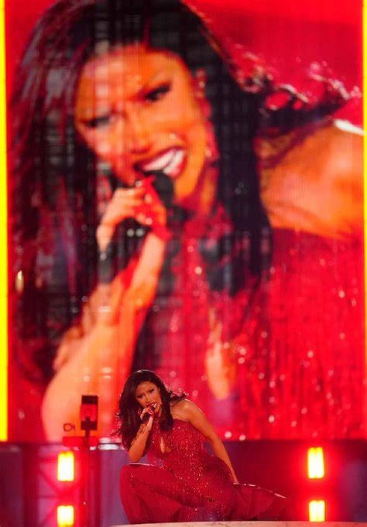 Cardi B performs at the Coachella Music & Arts Festival at the Empire Polo Club, in Indio, Calif 2018 Coachella Music And Arts Festival - Weekend 2 - Day 3, Indio, USA - 22 Apr 2018