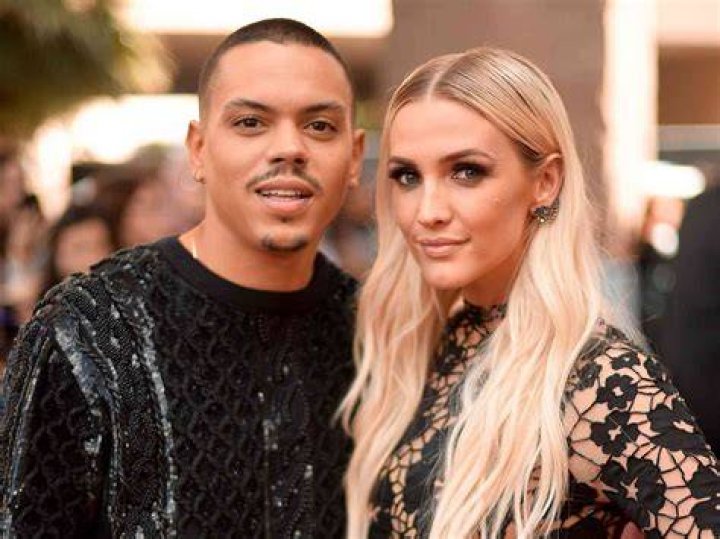 Evan Ross and Ashlee Simpson