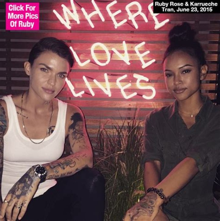 Karrueche Tran Ruby Rose Dinner Date