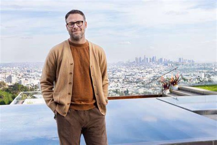 Seth Rogen, Producer, from 'Long Shot' speaking at Lionsgate's CinemaCon presentation at the Colosseum at Caesar's Palace Lionsgate CinemaCon Presentation at the Colosseum at Caesar's Palace, Las Vegas, USA - 04 Apr 2019