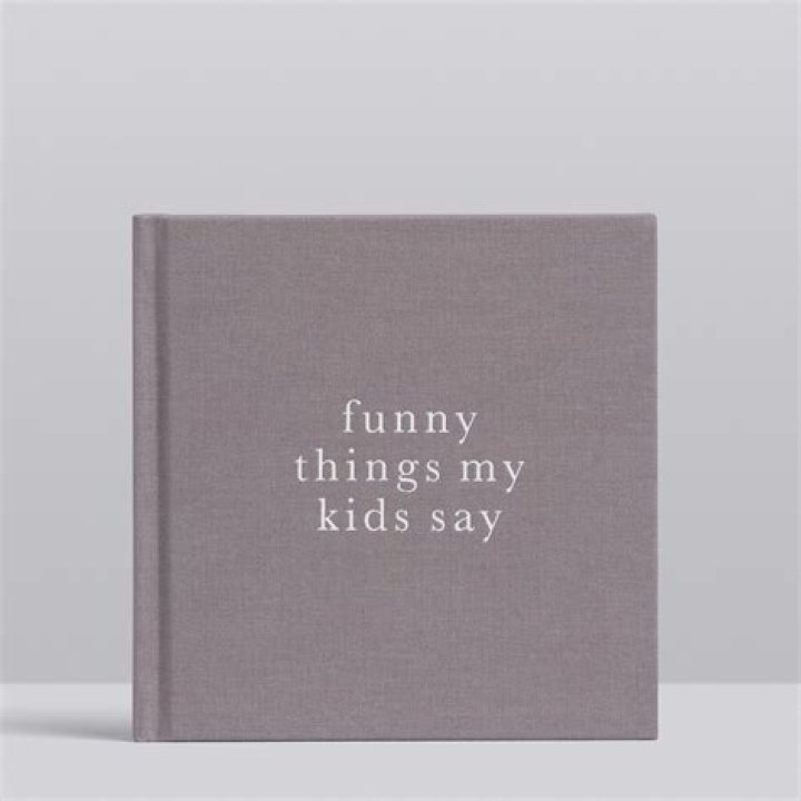 Write To Me Funny Things My Kids Say, $24.95, writetomeshop.com